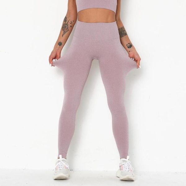 

women's leggings seamless fitness female high stretch sports leggins autumn winter lift the hip underwear pretty colors, Black