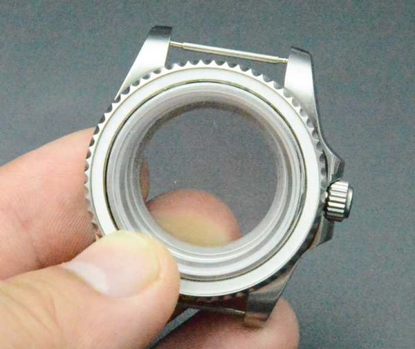

repair tools & kits 40mm 316l steel watch case with sapphire for nh35/36 movement
