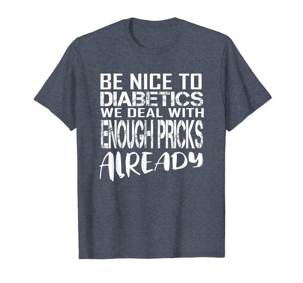 

Type 1 Diabetes T-Shirt- Diabetics Deal with Pricks T1D Gift, Mainly pictures