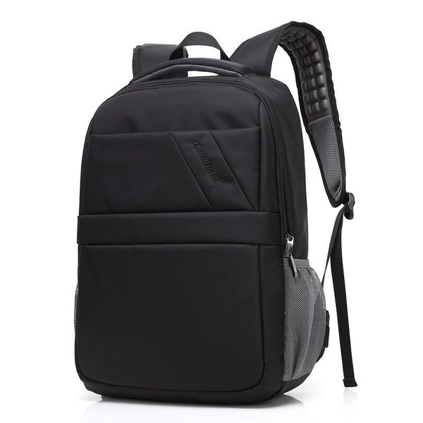 

backpack men backpackscool bell nylon usb charging port male business casual waterproof lap15.6 inch black/gray/blue cb-2669