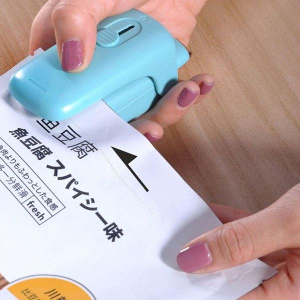 

portable mini heat plastic bag storage handy sealing machine snack clips