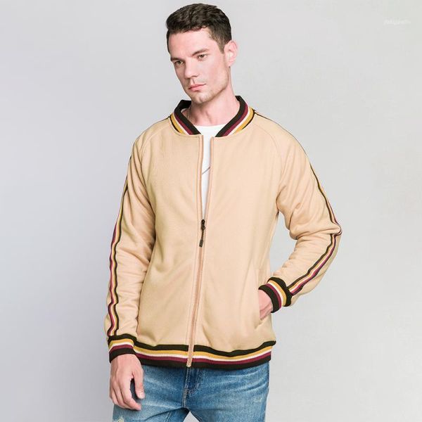 

men's hoodies & sweatshirts cardigan jacket plus velvet thick zipper sweatshirt sports basic stand collar coat winter upper outer, Black