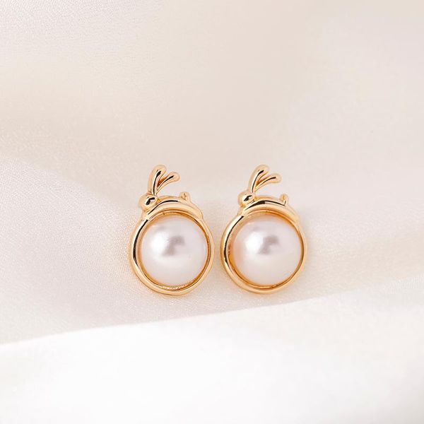 

makersland stud earrings for women jewelry lovely animal minimalist birthday gift 2021, Golden;silver