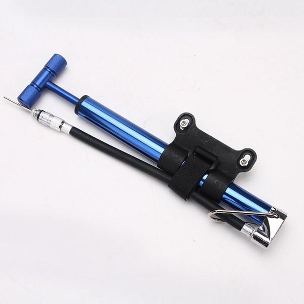 

bike pumps car-mounted portable aluminum alloy bicycle mountain high pressure pump invisible nozzle inflator four colors