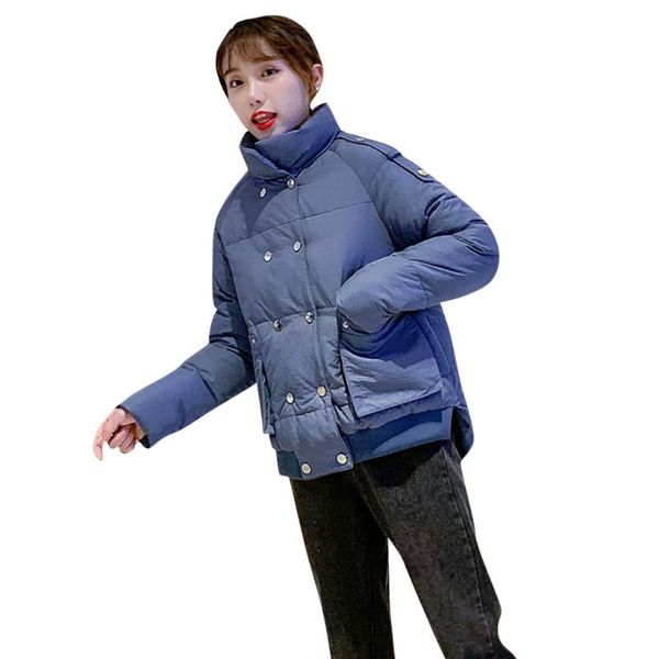 

women's jackets 2021 women jacket fashion woman plus size winter cotton-padded solid down coat warm long sleeves #40%, Black;brown