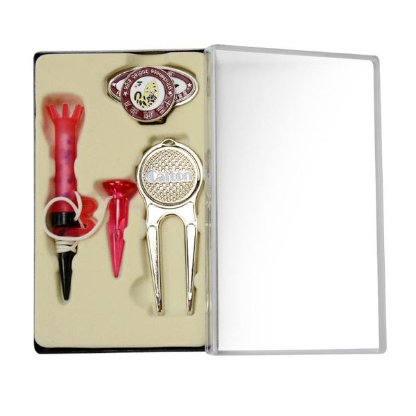

golf training aids tees ball mark divot repair tool hat clip gift set accessories