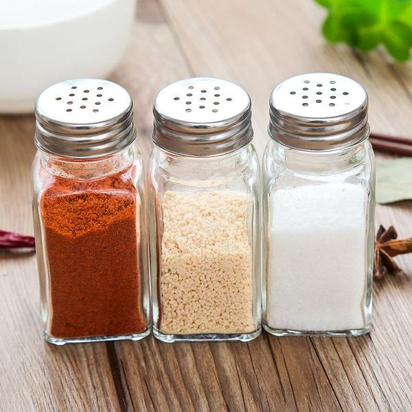 

storage bottles & jars glass seasoning bottle kitchen items portion control containers salt pepper