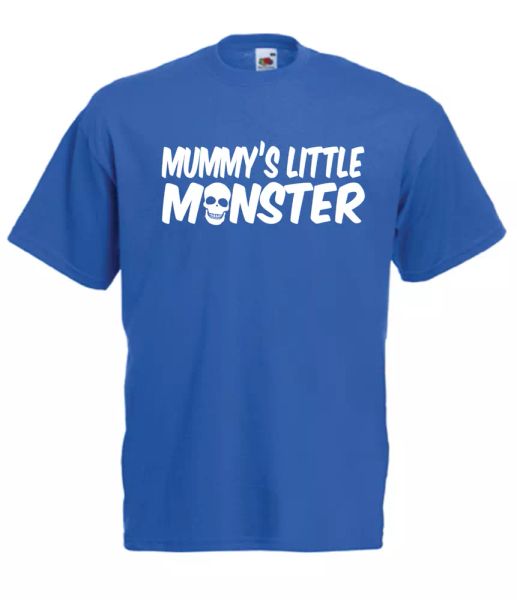 

mummys little monster xmas gift idea mens women funny t-shirt, White;black
