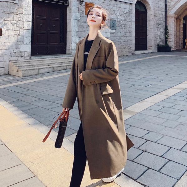 

women's trench coats big goods have been delivered suit coat, Tan;black