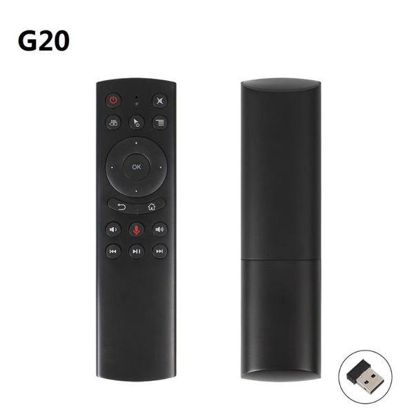 

air mouse gyroscope smart google voice ir learning 2.4g wireless remote control for x96 mini h96 max x99 android tv box controlers