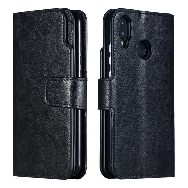 Custodia per telefono a portafoglio in pelle con 9 carte per Huawei Honor lite P30 P20 Pro P10 P9 Mate 20 10 Flip Cover BookCase