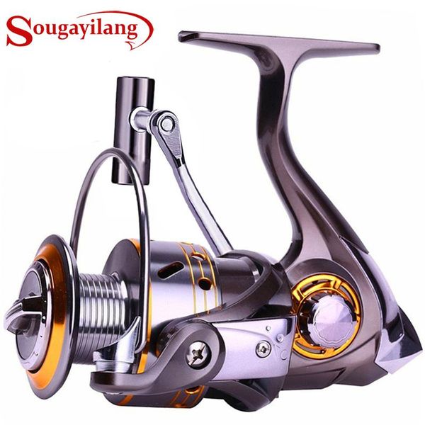 

baitcasting reels sougayilang fishing reel spinning -12+1bb ultralight smooth powerful for freshwater saltwater bass carp
