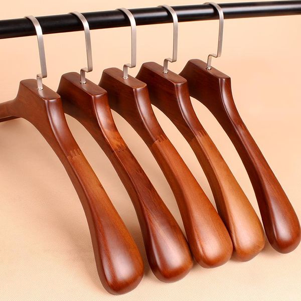 

hangers & racks large clothes rack household original wood anti slip traceless hanging suit western clothing store