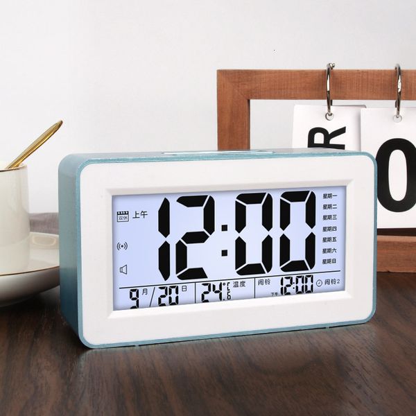 

german intelligent music dkstudent mute bedside luminous digital electronic children's small alarm clock