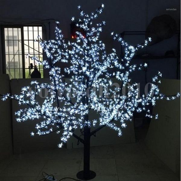 

christmas decorations 2m 6.5ft height led artificial cherry blossom trees light 1536pcs bulbs 110/220v rainproof fairy garden decor