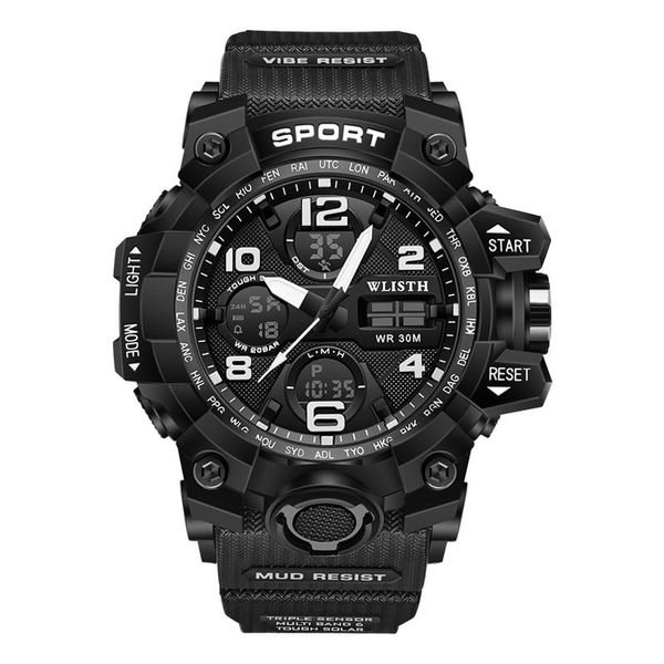 

wristwatches mens watch military water resistant wlisth sport army led digital wrist satches for male relogio masculino watches, Slivery;brown