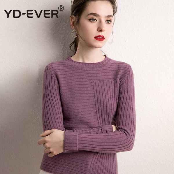 

women's sweaters soft pullovers women 100% goat cashmere knitted ladies o-neck 4colors fashion jumpers, White;black