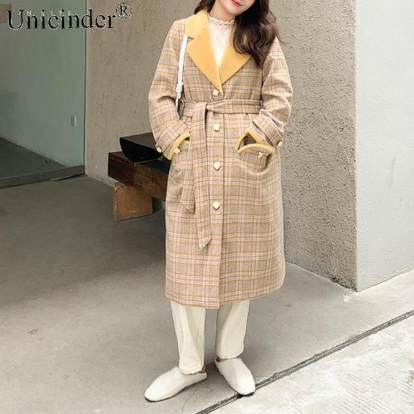 

unicinder 2021 winter 200 kg plus size women's waist slimming cotton wool windbreaker jacket# 61019 & blends, Black