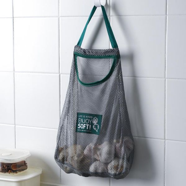 

storage bags hanging kitchen onion potato breathable mesh organizer produce bag reusable home fruit vegetable accessori