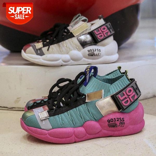 

women chunky sneakers platform 5 cm thick sole ladies casual vulcanized shoes web celebrity dad female fashion designer #tm4u