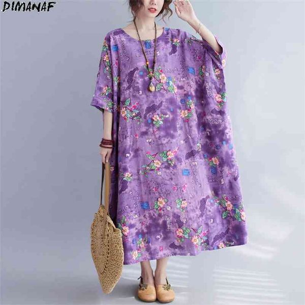 

plus size summer beach flowers dress women vestidos linen sundress oversize vintage long loose casual 5xl 6xl 210531, Black;gray