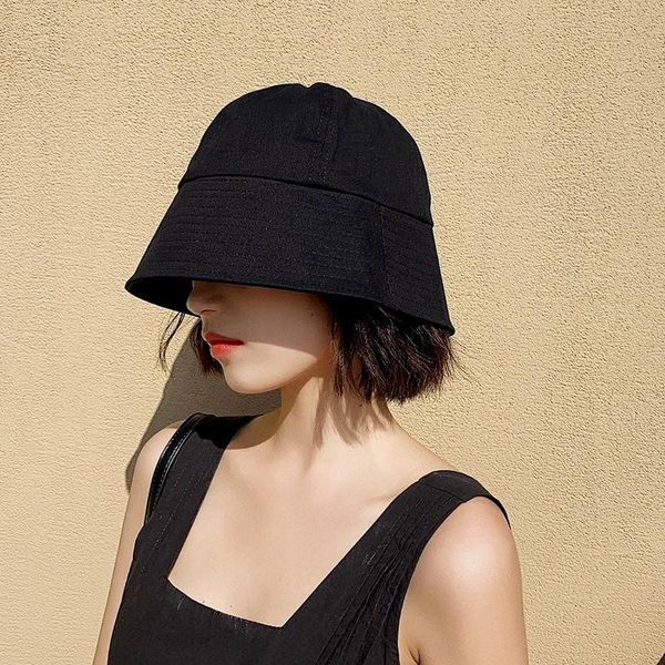 

wide brim hats 2021 bucket hat for women men fishing fisherman summer outdoor panama hip hop cap sun caps gorras gorro casquette, Blue;gray