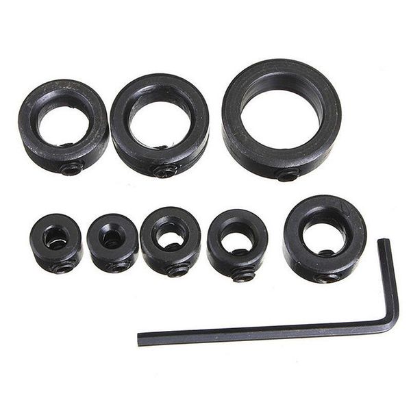 

professional drill bits big deal 8pcs woodworking tools depth scollars ring positioner spacing limited locator 3/4/5/6/8/10/12