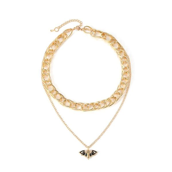 

chokers vintage necklace on neck gold chain women's jewelry layered accesories for girls clothing aesthetic gifts fashion pendant 2021, Golden;silver