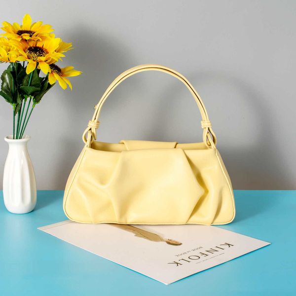 

one shoulder summer ins cloud simple hand commuters fold for women's underarm bag purse