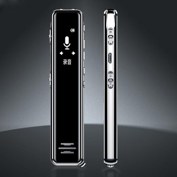 

professional hd mini digital voice recorder dictaphone portable audio sound pen activated recording mp3 player long distance