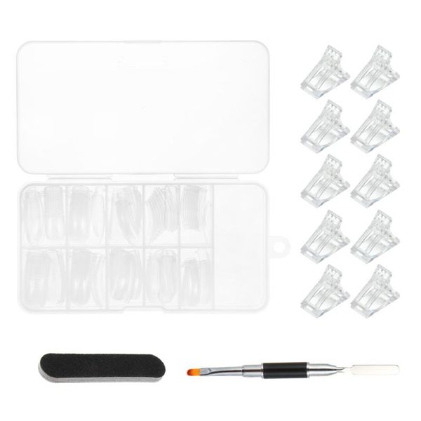 

nail art kits 100 fake tool with 10 clip 1 file extension brush