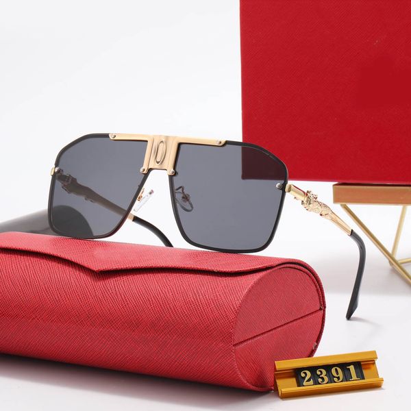 

2021 designer sunglasses aviation pilot sun glasses for men women with red case, cloth, and retail accessories, White;black