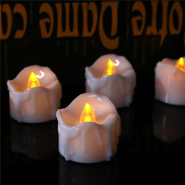 

candles pack of 6 flameless led candles,warm white light flash electronic tealights urodziny,battery operated wedding