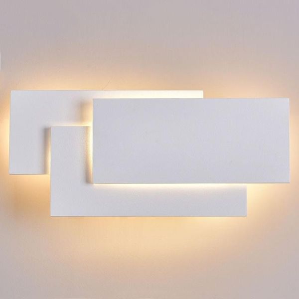 

wall lamp led lamps mounted sconces modern sconce lustre aluminum painted white black light