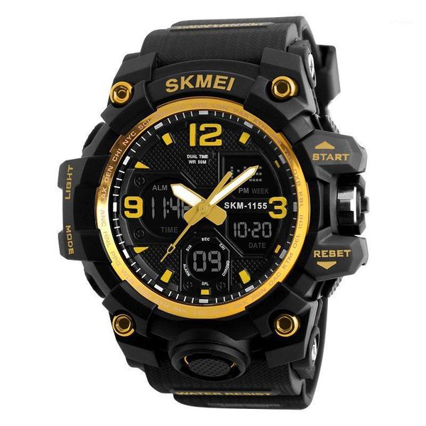 

smart wristbands men sports watches quartz analog led digital clock man military high strength hardened glass waterproof watch1