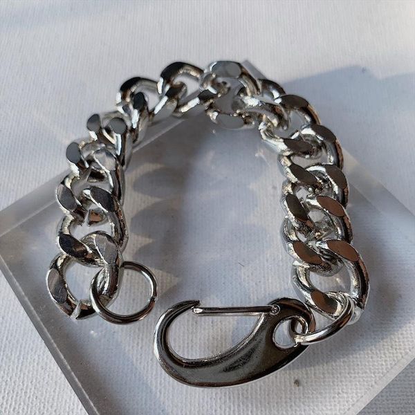 

fashion locomotive cool wind bracelet male simple student personality hipster domineering retro temperament link, chain, Black