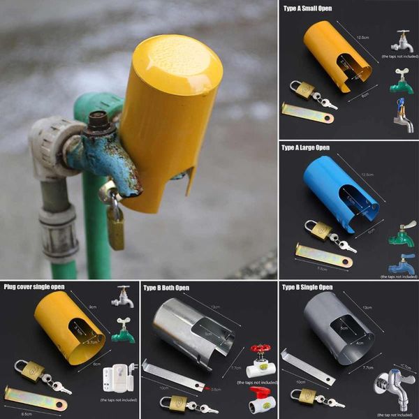 

kitchen faucets 1 set iron lockable tap protective cover outdoors garden against theft safe home improvement faucet accessories