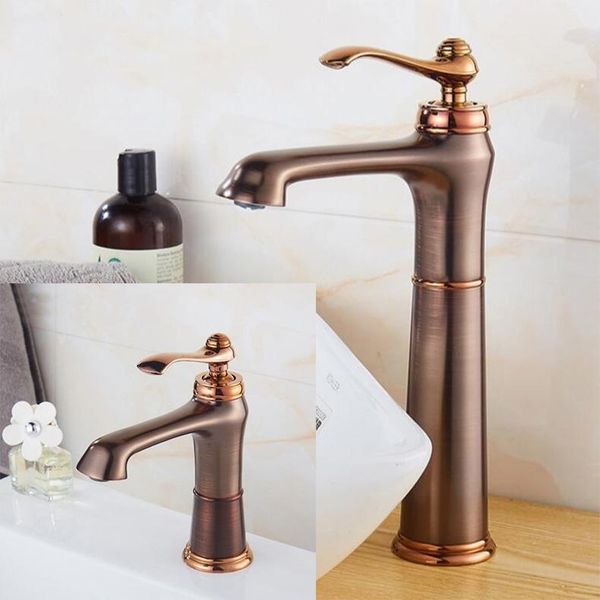 

bathroom sink faucets arrival luxury brass material modern design rome bronze finished mixer basin faucet
