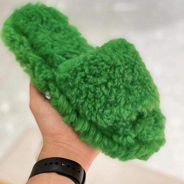 

slippers fashion winter warm plush house shoes indoor flip flops funny slipper female soft anti-slip 35-40, Black