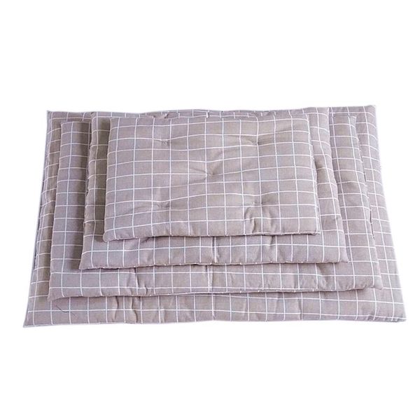 

kennels & pens cat pad dog bed pet mat winter warm washable plaid dogs blanket puppy sofa breathable portable cats travel mats sleeping cove