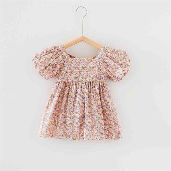 Gooporson Estate Moda coreana Manica corta Abito da principessa Festa di compleanno Ragazze del bambino Vestidos Cute Little Kids Costume 210715