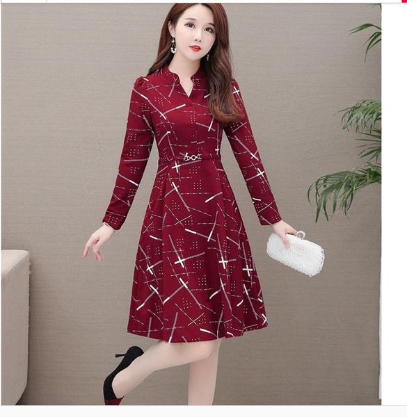 

casual dresses 2021 spring and autumn summer long sleeve women's dress, Black;gray