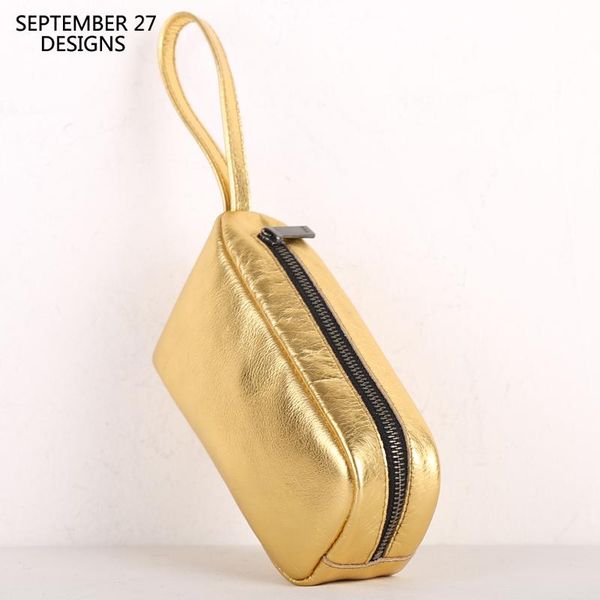 

wallets clutch bag women genuine leather long men luxury cowhide phone purses travel organizer money casual handbag gold, Red;black