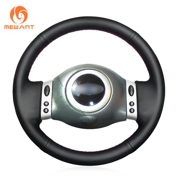 

steering wheel covers mewant black artificial leather car cover for mini hatchback/mini r50/r52/r53 2001-2006 convertible 2004-2008