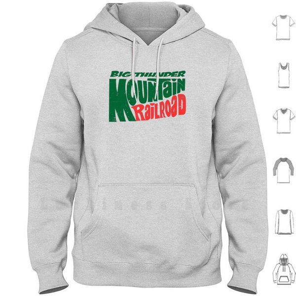

big thunder mtn railroad hoodies world magic kingdom mountain wdw retro men's & sweatshirts, Black