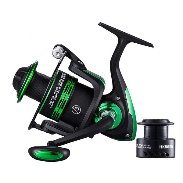 

5.2:1 spinning fishing reel spare metal double spool handheld wheel reels baitcasting
