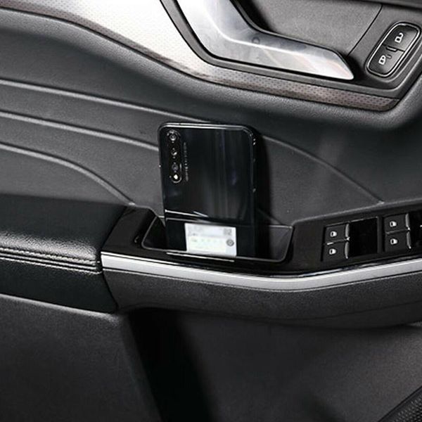 

box armrest door car carbon fiber for escape kuga 2021 front handle organizer