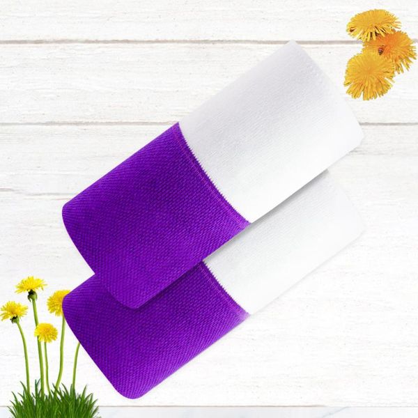 

two-color sweat absorption wristband protective wrist cuff basketball training brace double layer support (blac, Black;red