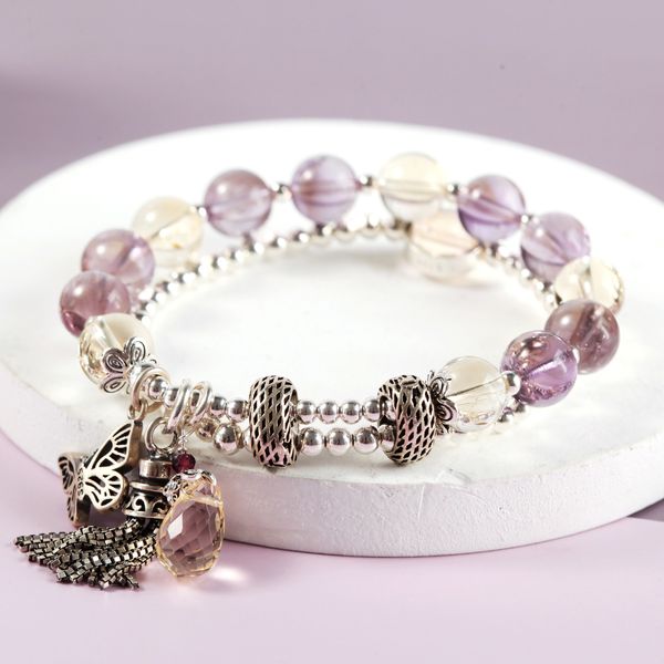 

z bracelet crystal with silver jewelry, Golden;silver