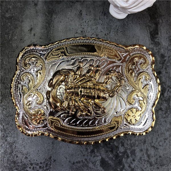 

alloy gold belt buckle fashion cowboy animal scorpion buckles for 4cm wide belts men jeans accessories, Slivery;black